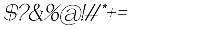 Analogi Serif Semi Bold Slanted Font OTHER CHARS
