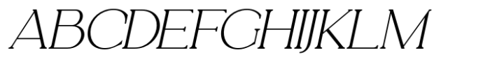 Analogi Serif Semi Bold Slanted Font UPPERCASE