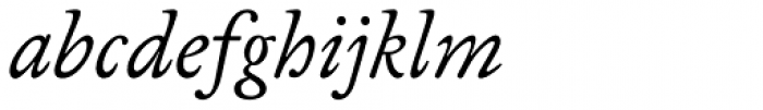 Analogia Italic Font LOWERCASE
