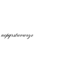 Analogous Script Font LOWERCASE