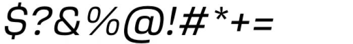 Anant Grotesk Regular Italic Font OTHER CHARS