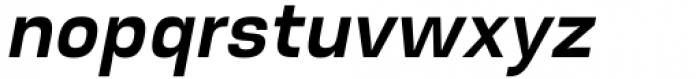Anant Grotesk Semi Bold Italic Font LOWERCASE