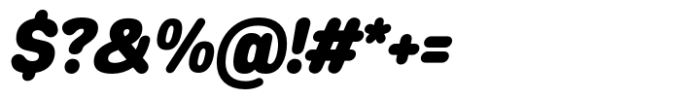 Anantason Mon Condensed Black Italic Font OTHER CHARS