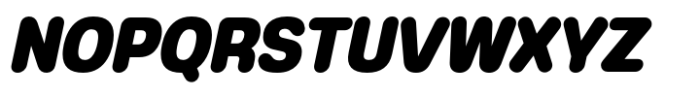 Anantason Mon Condensed Black Italic Font UPPERCASE