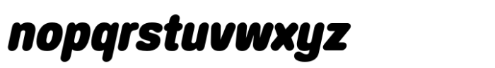 Anantason Mon Condensed Black Italic Font LOWERCASE