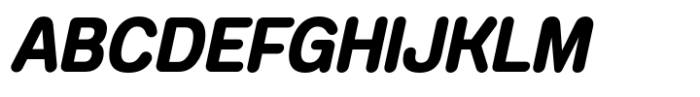 Anantason Mon Condensed Bold Italic Font UPPERCASE