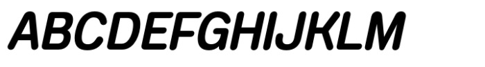 Anantason Mon Condensed Semi Bold Italic Font UPPERCASE