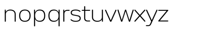 Anantason Mon Expanded Extra Light Font LOWERCASE