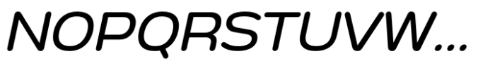 Anantason Mon Expanded Italic Font UPPERCASE