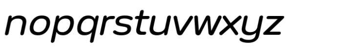 Anantason Mon Expanded Italic Font LOWERCASE