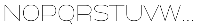 Anantason Mon Extra Expanded Thin Font UPPERCASE