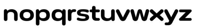 Anantason Mon Ultra Expanded Semi Bold Font LOWERCASE