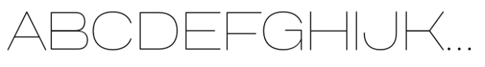 Anantason Mon Ultra Expanded Thin Font UPPERCASE