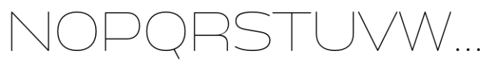 Anantason Mon Ultra Expanded Thin Font UPPERCASE