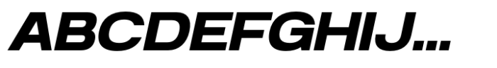 Anantason Reno Expanded Bold Italic Font UPPERCASE