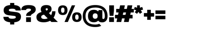 Anantason Reno Expanded Extra Bold Font OTHER CHARS