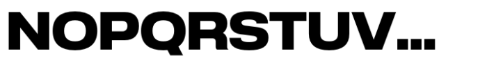 Anantason Reno Expanded Extra Bold Font UPPERCASE