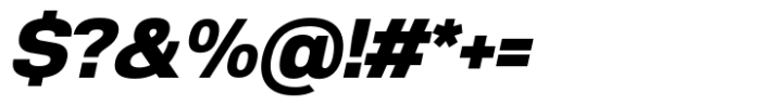 Anantason Reno Extra Bold Italic Font OTHER CHARS
