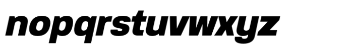 Anantason Reno Extra Bold Italic Font LOWERCASE