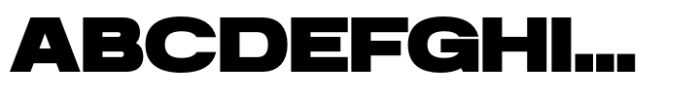 Anantason Reno Extra Expanded Black Font UPPERCASE