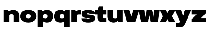 Anantason Reno Extra Expanded Black Font LOWERCASE