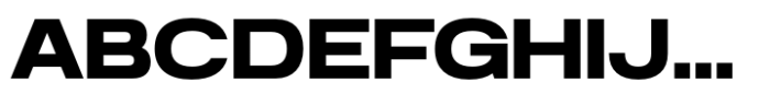 Anantason Reno Extra Expanded Bold Font UPPERCASE