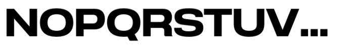 Anantason Reno Extra Expanded Bold Font UPPERCASE