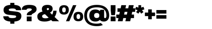 Anantason Reno Extra Expanded Extra Bold Font OTHER CHARS