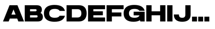 Anantason Reno Extra Expanded Extra Bold Font UPPERCASE