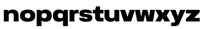 Anantason Reno Extra Expanded Extra Bold Font LOWERCASE