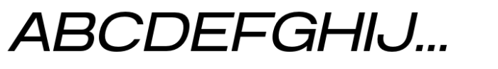 Anantason Reno Extra Expanded Italic Font UPPERCASE