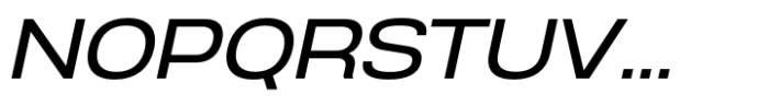 Anantason Reno Extra Expanded Italic Font UPPERCASE