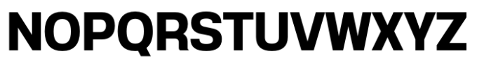 Anantason Reno Semi Condensed Bold Font UPPERCASE