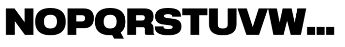 Anantason Reno Semi Expanded Black Font UPPERCASE