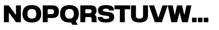 Anantason Reno Semi Expanded Extra Bold Font UPPERCASE