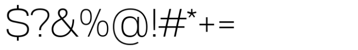 Anantason Reno Semi Expanded Extra Light Font OTHER CHARS