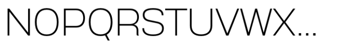 Anantason Reno Semi Expanded Extra Light Font UPPERCASE