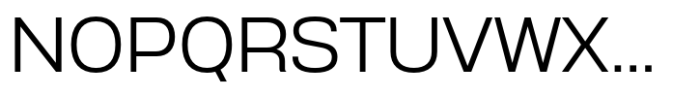 Anantason Reno Semi Expanded Light Font UPPERCASE