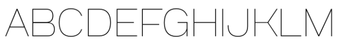 Anantason Reno Semi Expanded Thin Font UPPERCASE