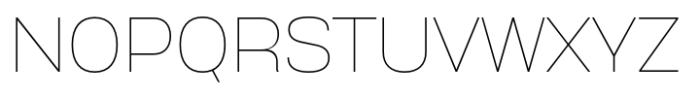 Anantason Reno Semi Expanded Thin Font UPPERCASE