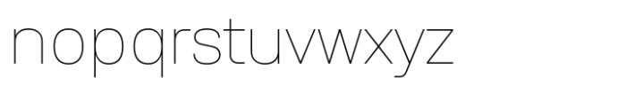 Anantason Reno Semi Expanded Thin Font LOWERCASE