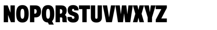 Anantason Reno Ultra Condensed Black Font UPPERCASE