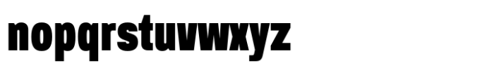 Anantason Reno Ultra Condensed Black Font LOWERCASE