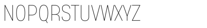 Anantason Reno Ultra Condensed Thin Font UPPERCASE