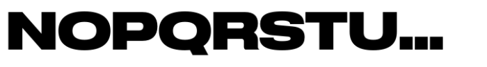 Anantason Reno Ultra Expanded Black Font UPPERCASE