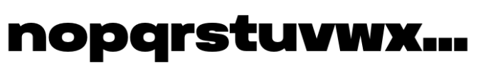 Anantason Reno Ultra Expanded Black Font LOWERCASE