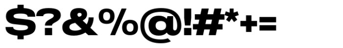 Anantason Reno Ultra Expanded Bold Font OTHER CHARS