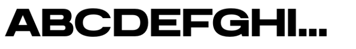 Anantason Reno Ultra Expanded Bold Font UPPERCASE