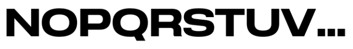 Anantason Reno Ultra Expanded Bold Font UPPERCASE