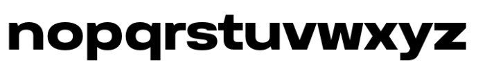 Anantason Reno Ultra Expanded Bold Font LOWERCASE